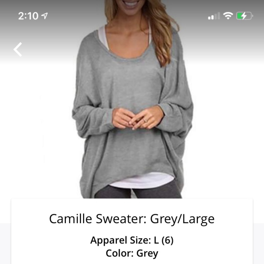 Leo Rosi oversized long sleeve top